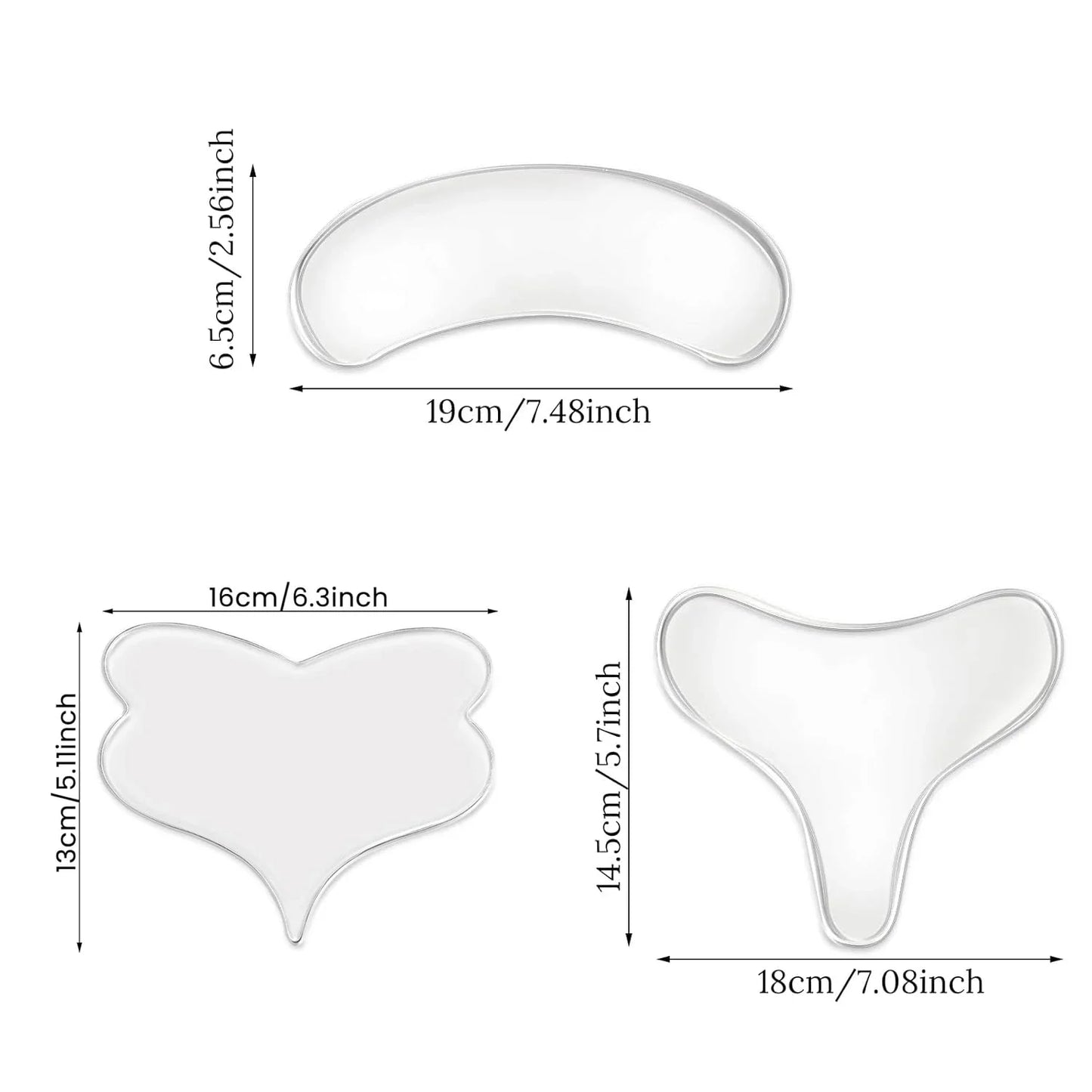 Reusable Silicone Anti-Wrinkle Chest Pad – Overnight Décolleté Smoothing & Lifting Patch