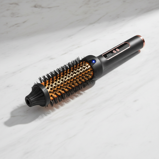 3-in-1 Ionic Heated Styling Brush – Minimalista