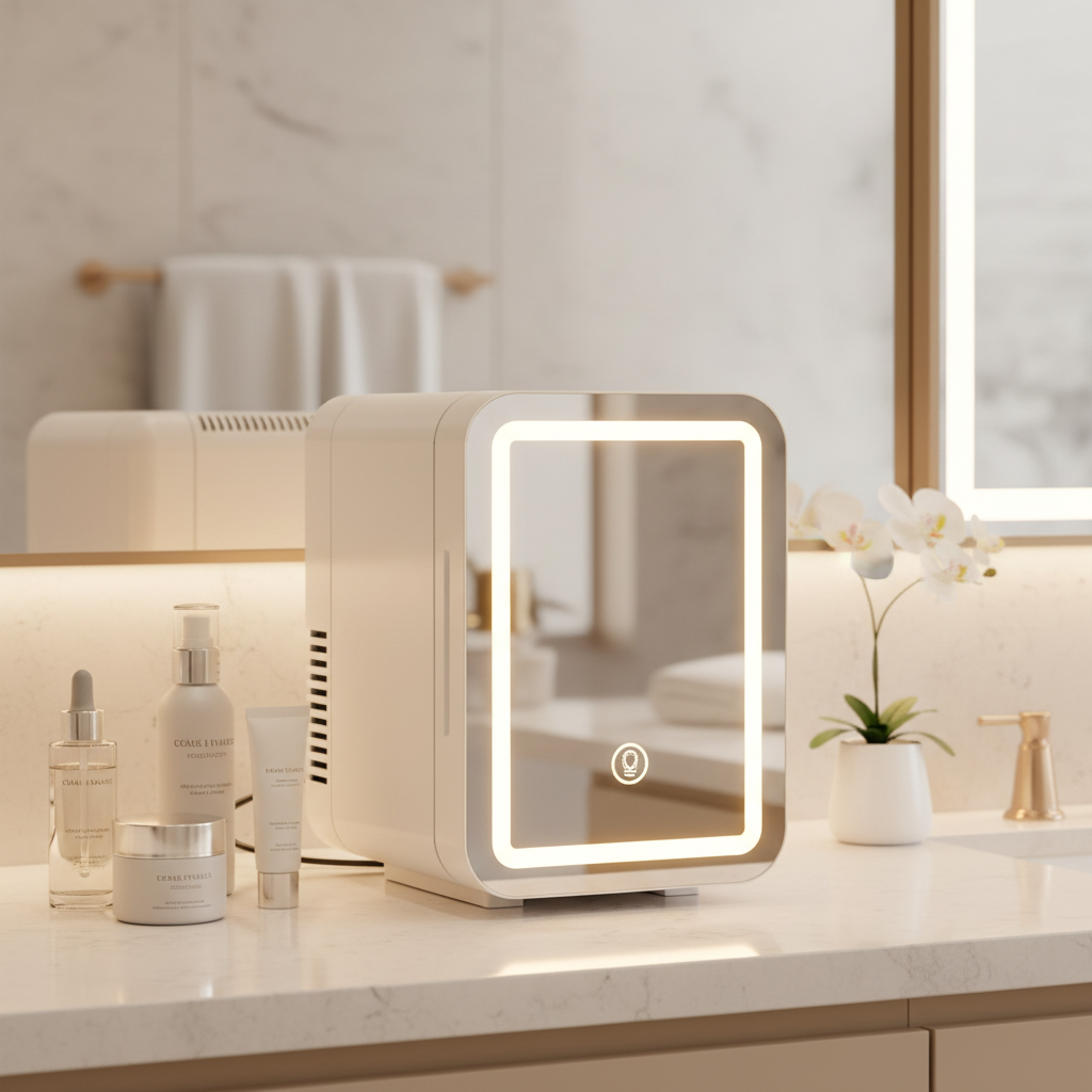 4L Portable Makeup Refrigerator – Lifestyle