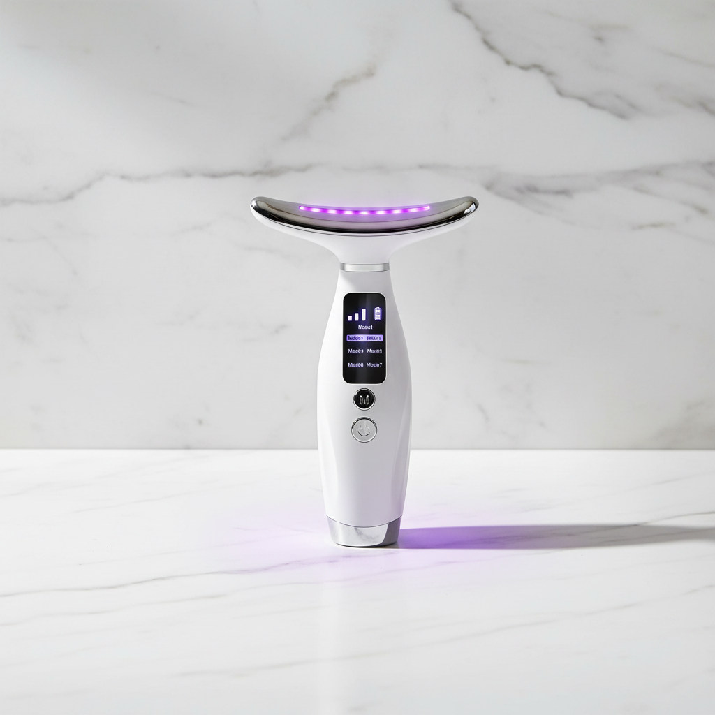 7-Color LED Face & Neck Lifting Device – Minimalista