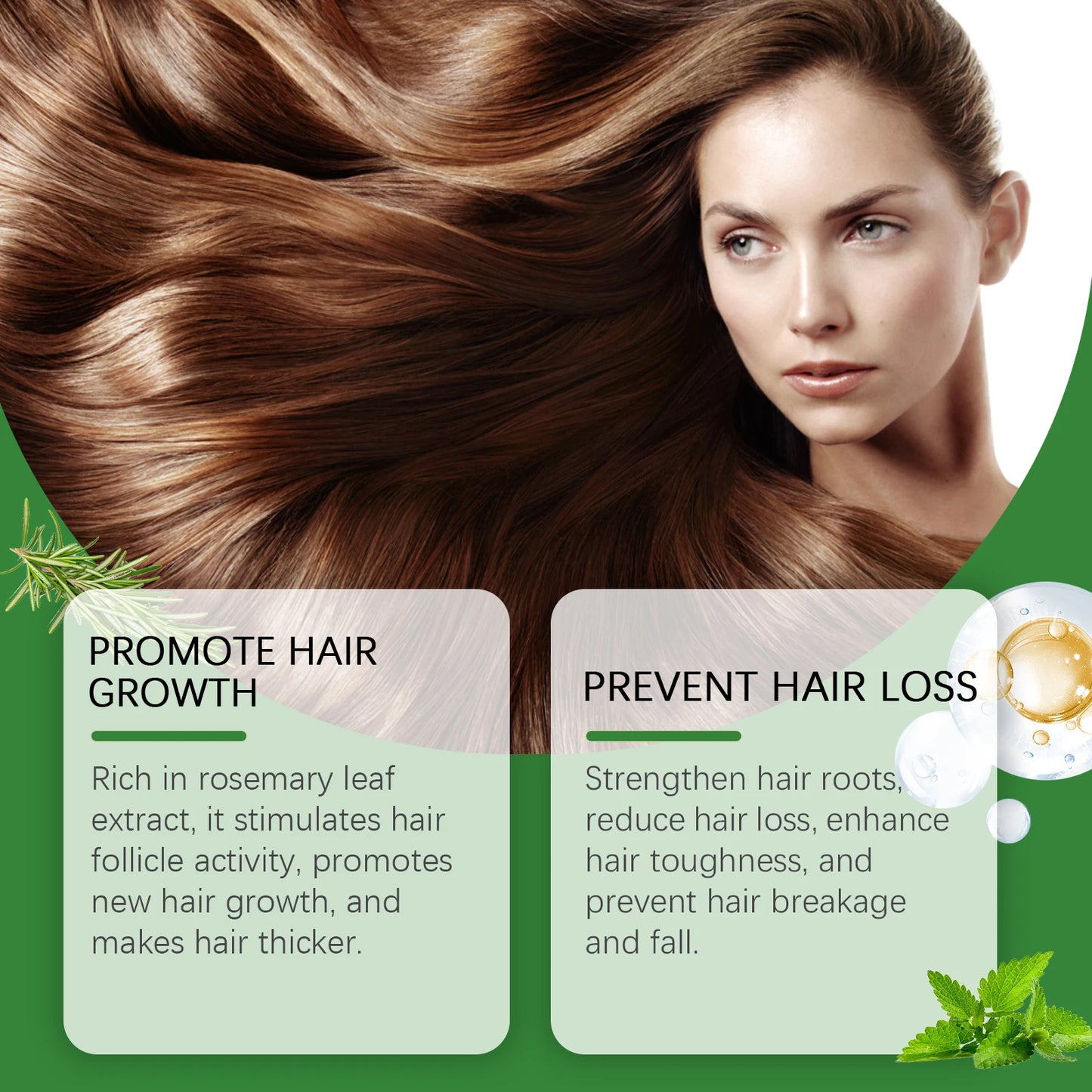 Rosemary & Rice Water Hair Growth Spray – Scalp Nourishing Mist for Thicker, Stronger Hair