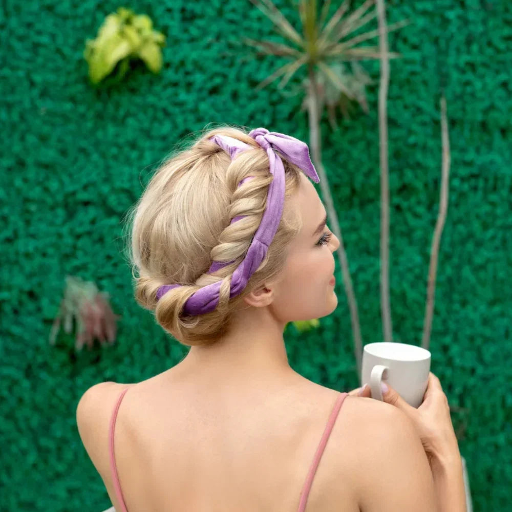 Heatless Curling Rod Headband — No-Heat Overnight Hair Curler