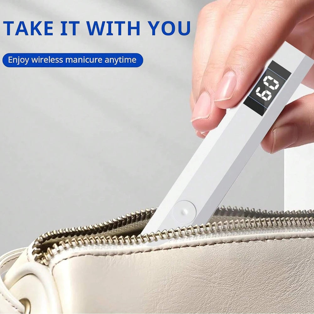 Portable UV/LED Nail Lamp — Rechargeable Gel Nail Light