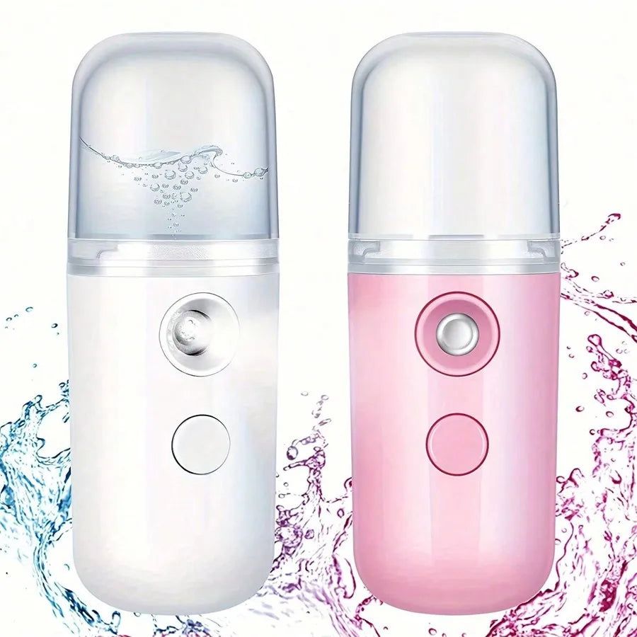 Mini USB Facial Steamer – Portable Mist Sprayer & Skin Hydration Tool for Women