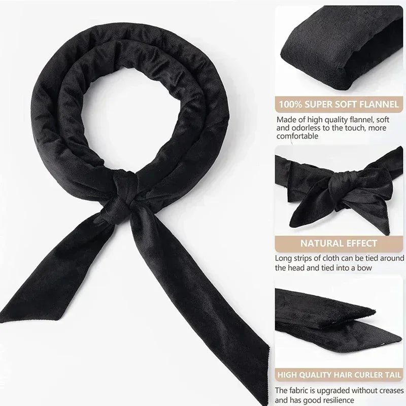 Heatless Curling Rod Headband — No-Heat Overnight Hair Curler