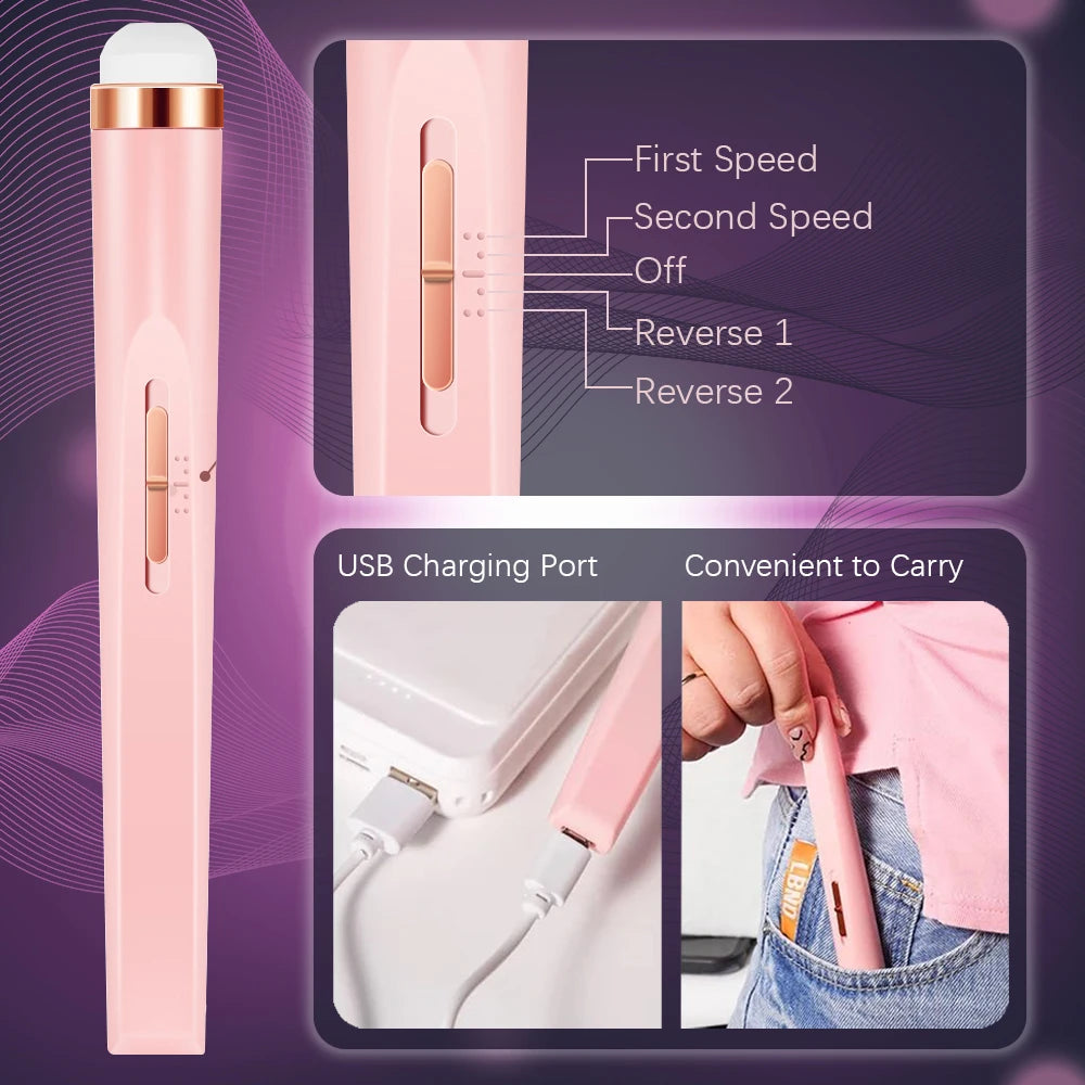 5-in-1 Electric Nail Drill Machine — USB Portable Manicure Set