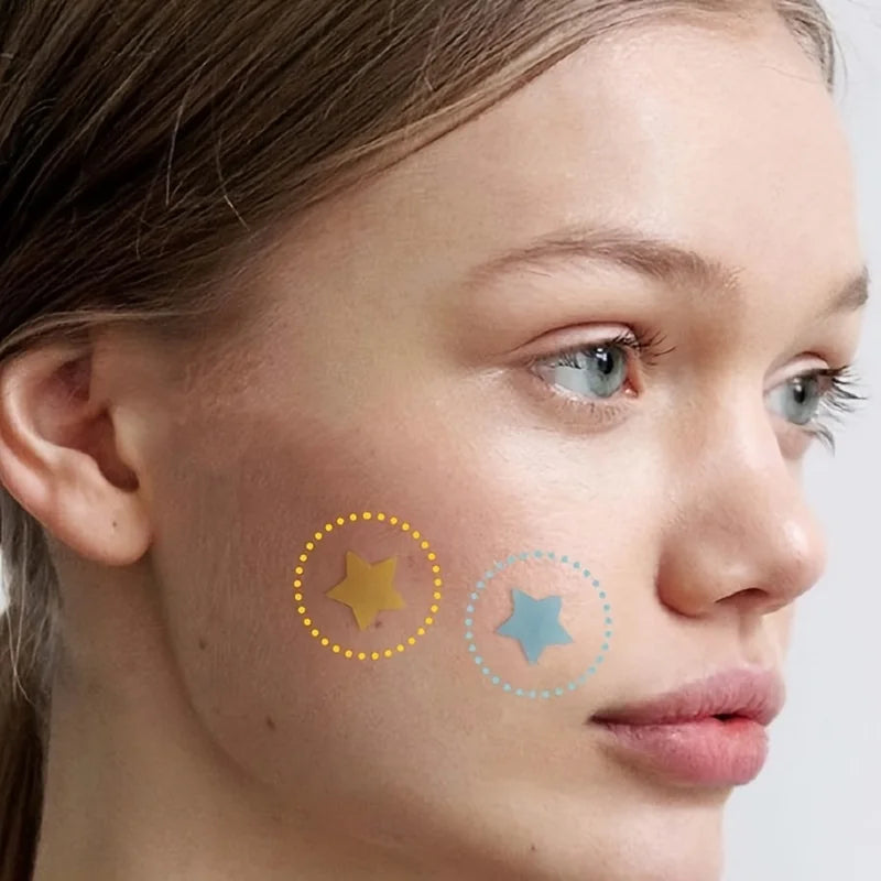 432-Pack Colorful Star-Shaped Pimple Patches – Hydrocolloid Acne Stickers for Fun, Effective Spot Treatment
