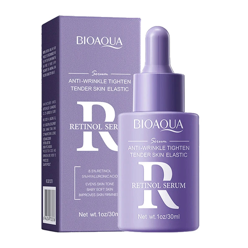BIOAQUA Vitamin C + Retinol + Hyaluronic Acid Facial Serum – Brightening, Firming & Deep Hydration