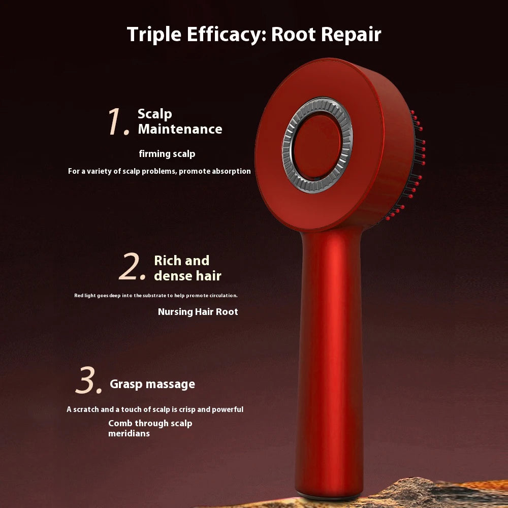 Electric Scalp Massage Comb — Red Light Therapy for Hair Growth