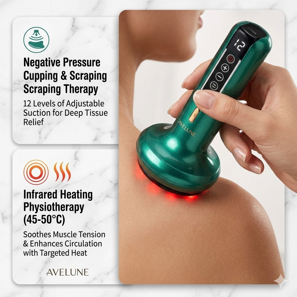 Vacuum Cupping Massager – Anti-Cellulite Body Sculpting & Lymphatic Drainage Device