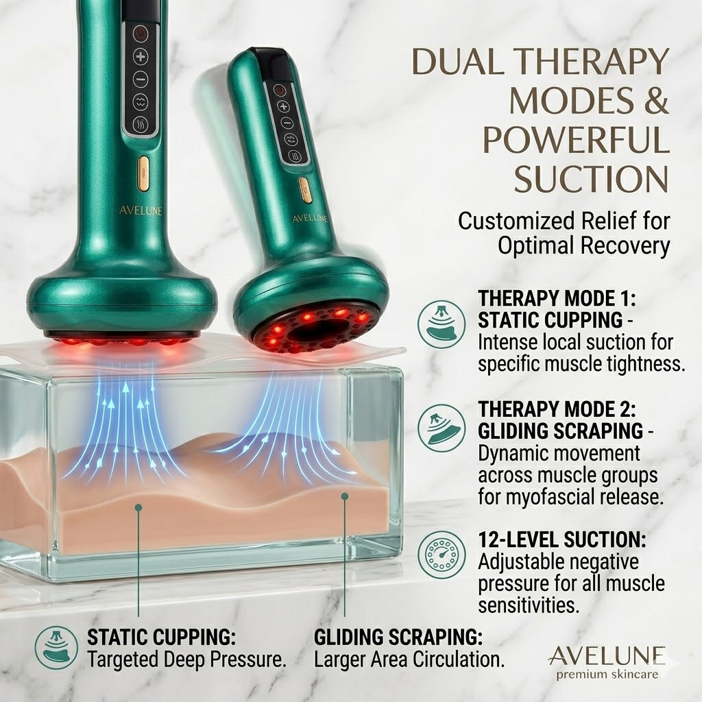 Vacuum Cupping Massager – Anti-Cellulite Body Sculpting & Lymphatic Drainage Device