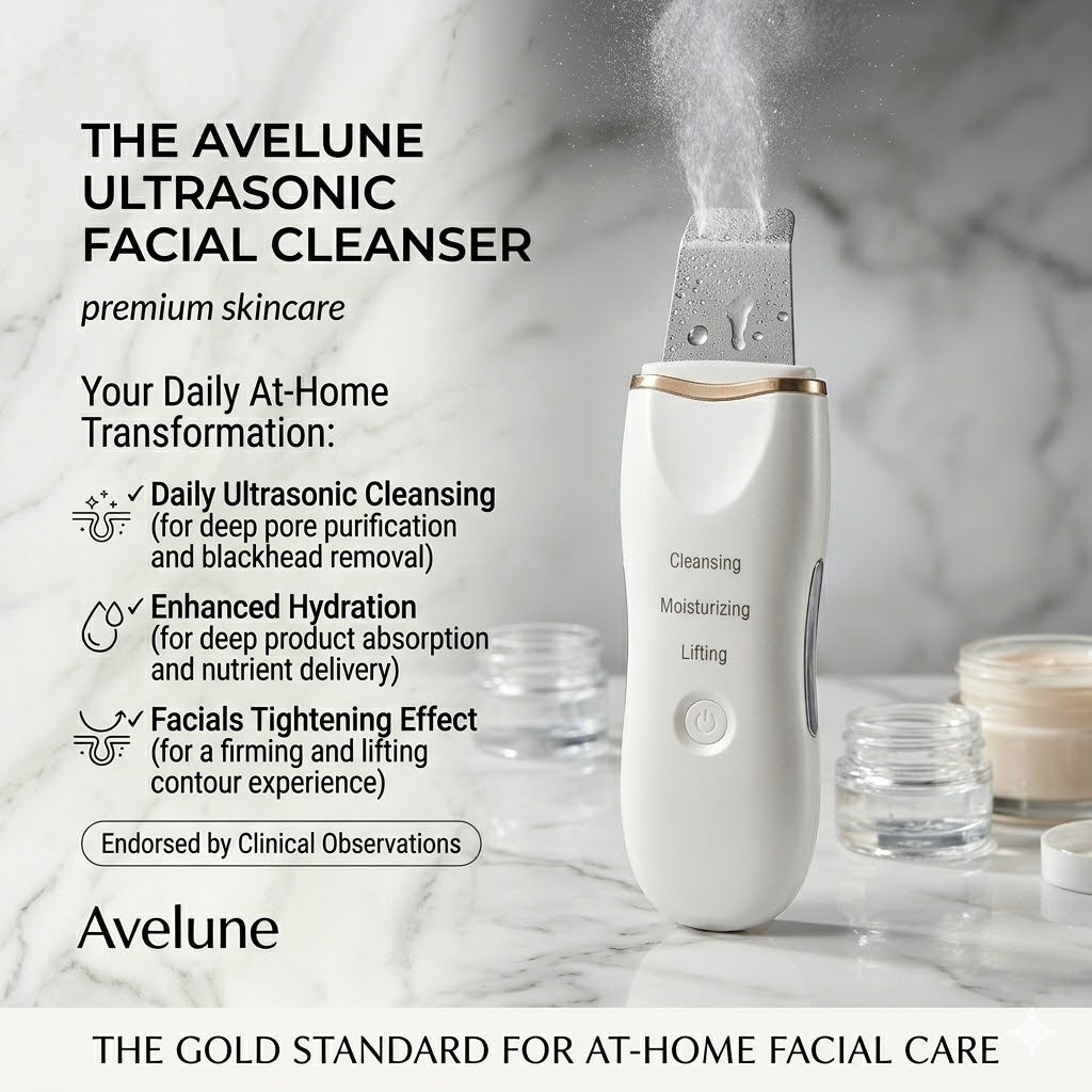 Ultrasonic Skin Scrubber – Blackhead Remover & Deep Pore Cleansing Facial Peeling Device