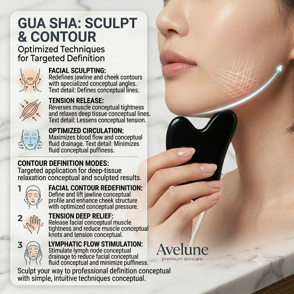 Ice Face Roller & Gua Sha Set — Facial Lifting & Contouring Tool